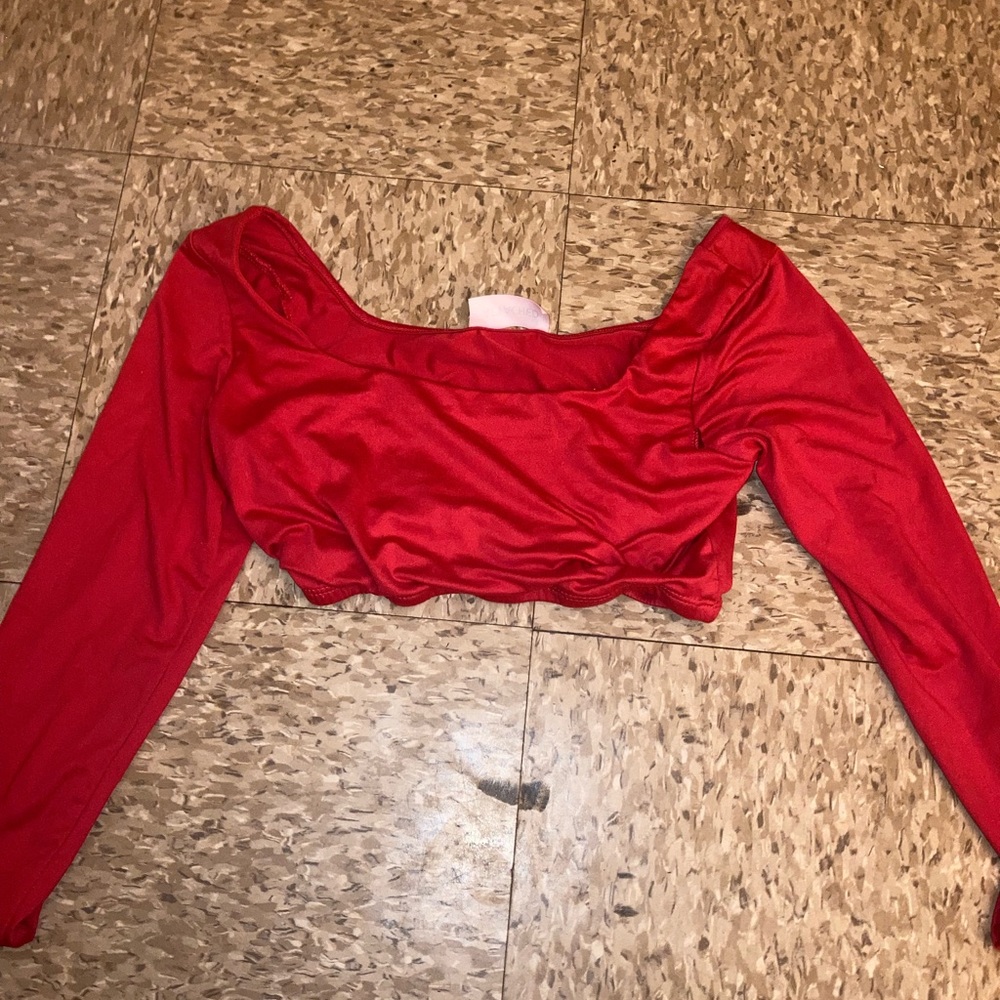 Crop top long sleeve